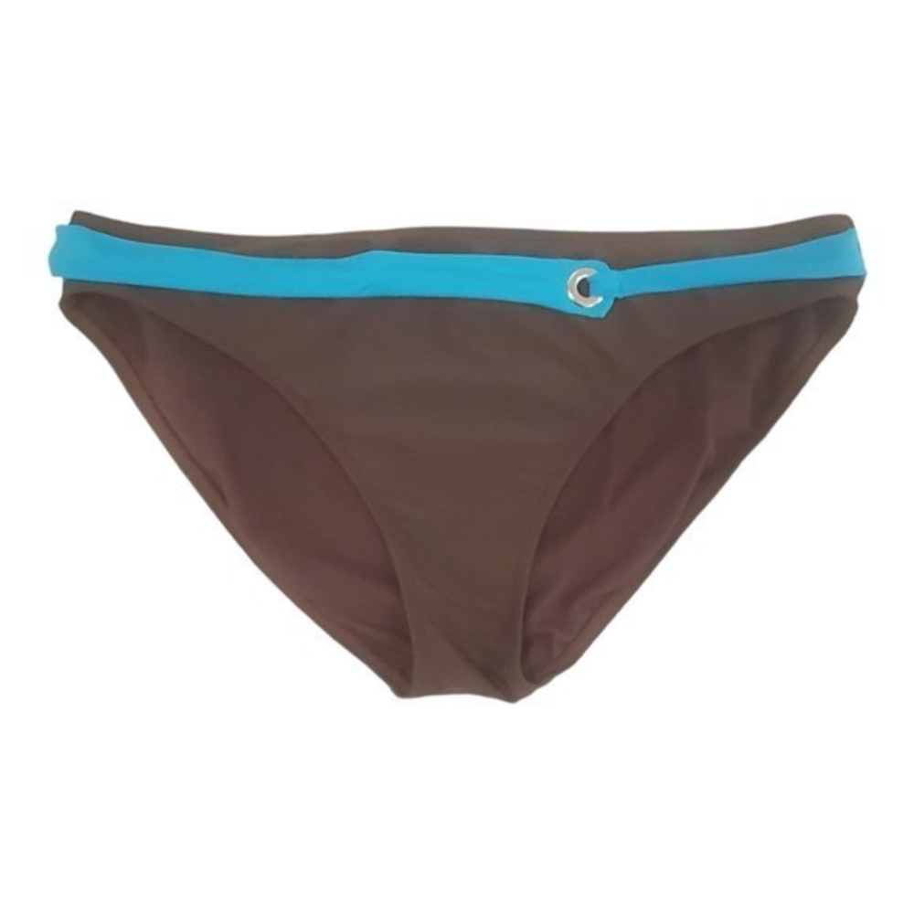 Faded Glory Brown and Turquoise‎ Bikini Bottoms Sz XL